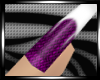 fishnet nails | purple