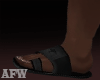 Black  sandals