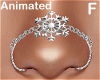 nose chain snowflake - F