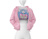 Pink Anime Hoodie 🤍