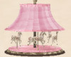 baby girl carousel lamp
