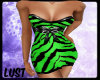 Lust's zebra dress