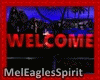 Red WELCOME Sign+Sound