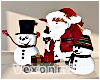 Xmas Santa w Snowman