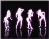 4 dancers purple frame