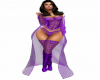 Purple Corset Sheer Cove