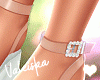 VK~Karin White Sandals