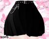♡ Chain Skirt Black