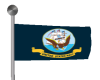 S954 Animated Navy Flag