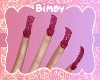 Pink Glitz Nails e