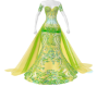 elegant lime gown