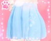 {c} pleated skirt blu