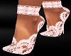 Rose Lace Pumps