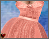 Shimmering Coral Gown