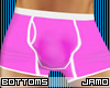 Pink Plain Tight Boxers