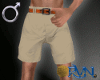 [RVN] Belt Shorts Khaki