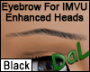 Eyebrows Enhanced Black