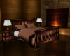 (L.J.A) Brown Cuddle Bed