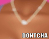 dainty heart necklace