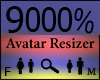 Any Avatar Size,9000%