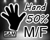 Hand Scale 50% M/F