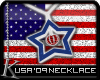 K| USA Star Necklace 09