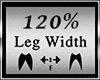 Leg Width 120%