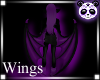 D.Purple n black wings