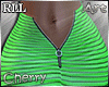 ZIP Skirt Green RLL