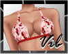 Bikini red and white