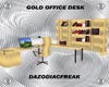 Gold Office Desk