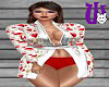 Couples Vday Robe F red