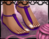 Swimsuit Purple Sandals