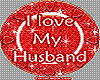 I Love My Husband round