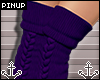 ⚓ | Knit Socks Purple