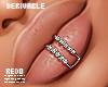 DRV. Lip piercing