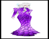 Purple Dragon Scale Gown