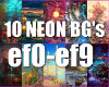 10 Neon BG's