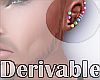 Derivable Earrings Male