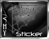 Sticker SpiderWeb Left