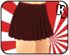.Red School Skirt