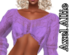 AA Lavender Cropped Swea