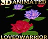 16 Anim Water Roses