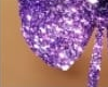 Purple Glittery Butterfl