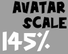 😃145% Avatar Scaler