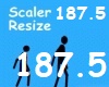 Scaler Resize 187,5%