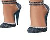 Blue Sparkle Heels