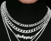 BABYGIRL silver necklace