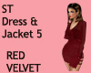 ST DRESS JACKET RED V5