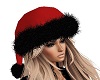 red blk santa hat